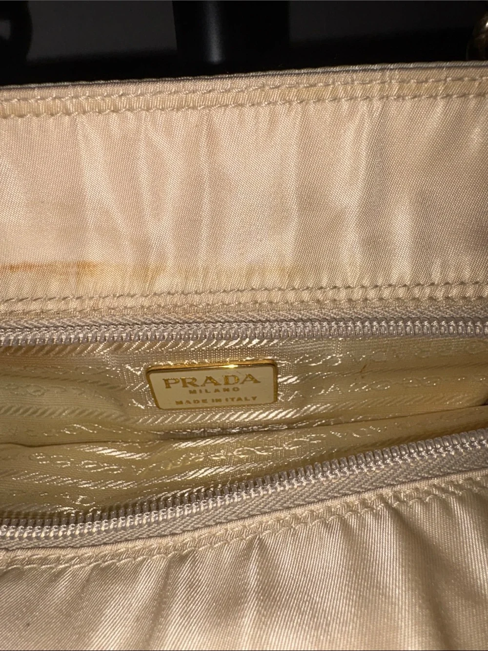 Prada 2000-2013 Tessuto Metal Handle Handbag - Picture 7 of 9
